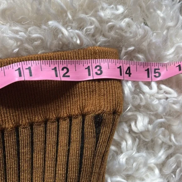 🧡✨ NEW Opening Ceremony Knitted Skirt mustard spilt on the side